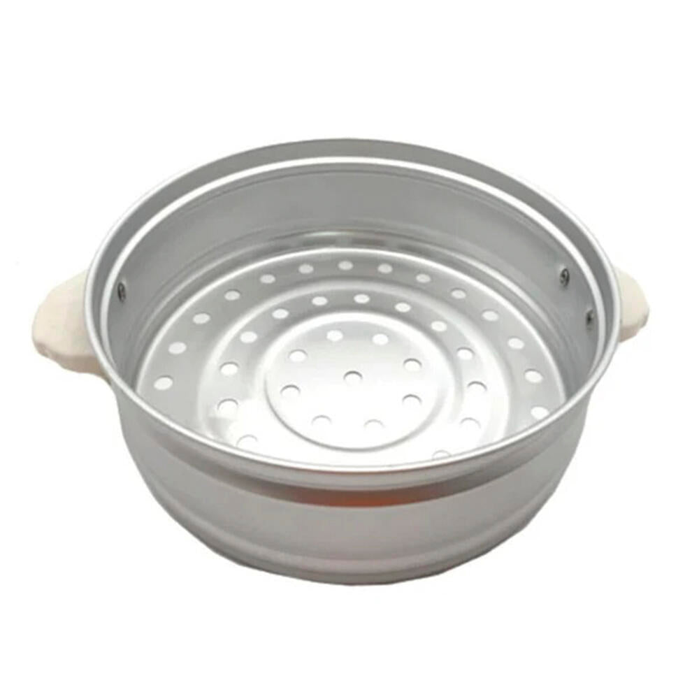 Olla eléctrica para arroz con vaporera tapa de cristal Prepara arroz y verduras